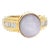 9ct Natural Star Sapphire Ring Six Point Diamond Vintage 18k Gold Blue Grey 9.5 size 9.5 For Sale