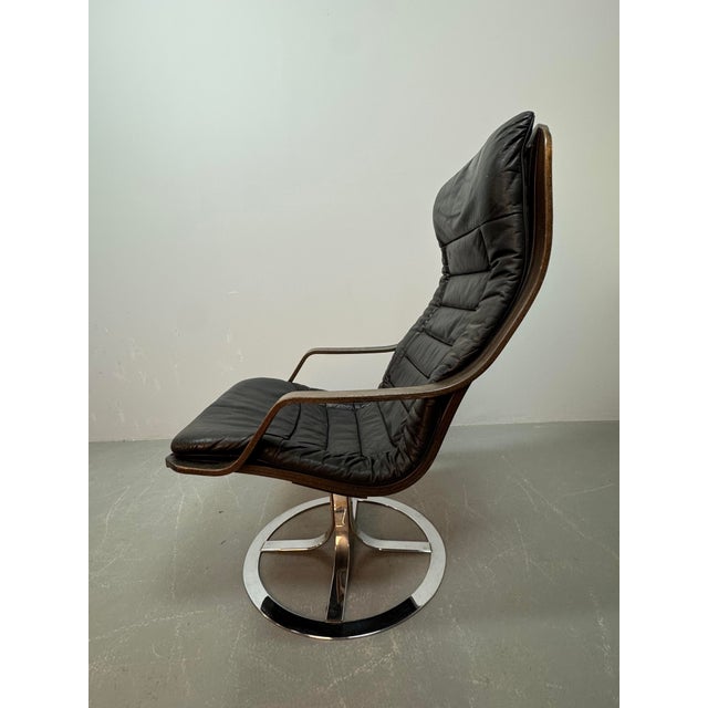 Mid-Century Design Göte Möbler T213 Swivel Chair, Sweden, 1970s For Sale - Image 14 of 14