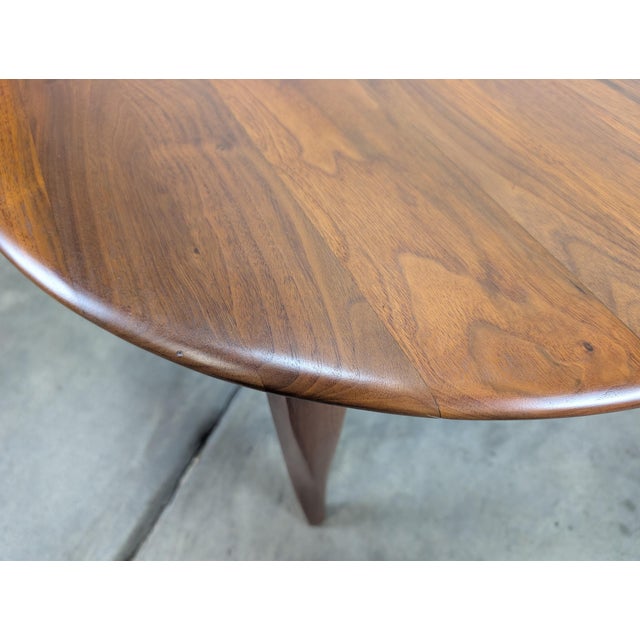 Vintage Mid-Century Modern Solid Teak Coffee Table With Sculptural Twisted Legs, c.1960s For Sale - Image 10 of 10