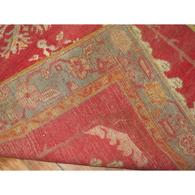 Late 19th Century Antique Zabihi Collection Turkish Prayer Fine Red Rug - 3'5" x 5' For Sale In New York - Image 6 of 6