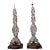 Metal Rare Indo-portuguese Silver Repousse Candlesticks - a Pair For Sale - Image 7 of 7