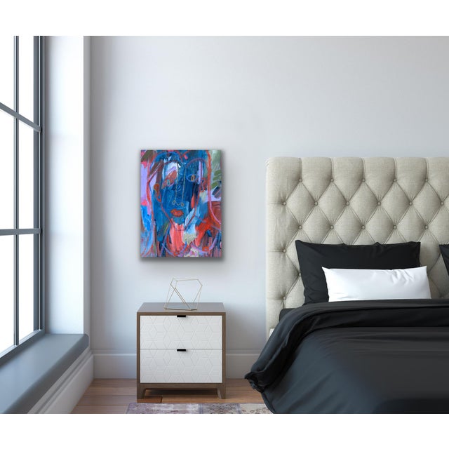 Contemporary "November" Contemporary Figurative Abstract Oil Painting by Monica Shulman For Sale - Image 3 of 9