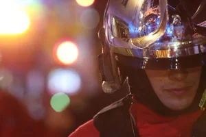 Laurent Campus, Fireman, 2021, Archival Pigment Print