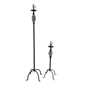 Vintage Wrought Iron Lamps – a Pair