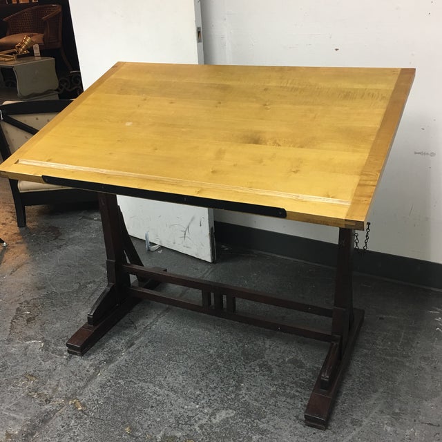 Restoration Hardware 1920s French Drafting Table Chairish