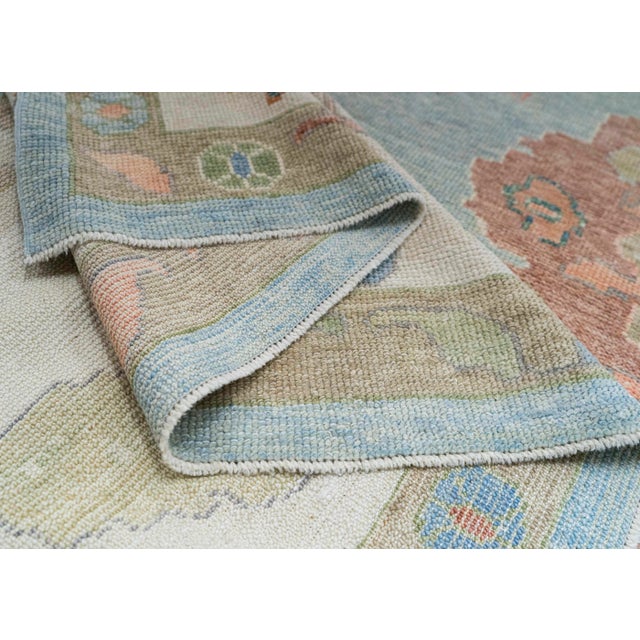 Textile Turkish Oushak Rug 12'10" x 18'9" #20441 For Sale - Image 7 of 8
