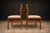 Wood Brazilian Modern Set of Eight Chairs in Caviuna Wood & Linen, Alexandre Rapoport, 1960s For Sale - Image 7 of 16