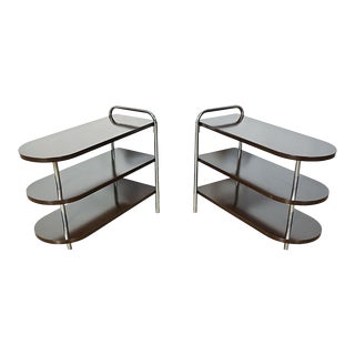 1930s Wolfgang Hoffmann for Howell No. 806 Side Tables Bauhaus - Set of 2 For Sale