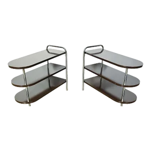 1930s Wolfgang Hoffmann for Howell No. 806 Side Tables Bauhaus - Set of 2