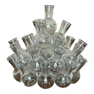 1970s Glass Beaker Bud Vase/Propagation Set For Sale