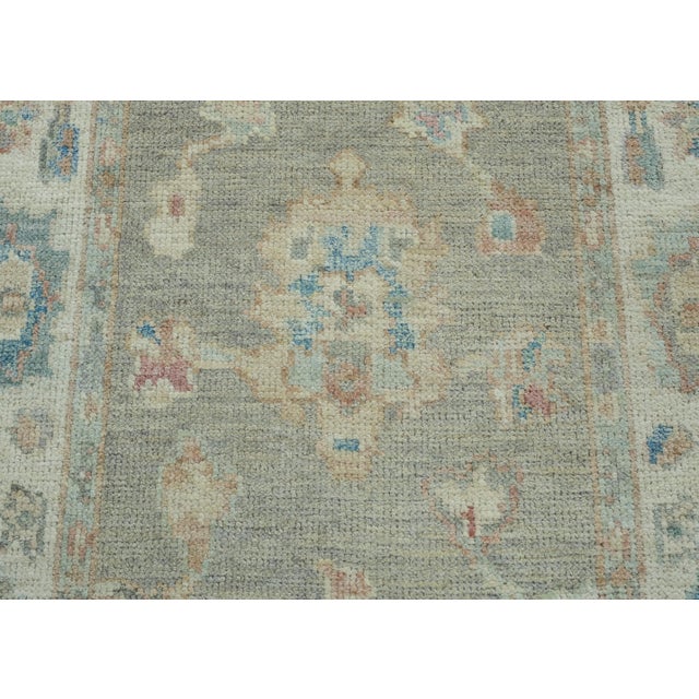 Turkish Oushak Rug 2'10" x 5'5" #17936 For Sale In Houston - Image 6 of 8