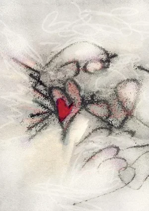 Contemporary "Fairy Heart" Print