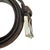 Ermenegildo Zegna Brown Suede Leather Belt With Silver-Tone Buckle For Sale - Image 4 of 5