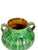 Vintage French Provincial Glazed Green Terracotta 2 Handle Pot With Lid For Sale - Image 16 of 16