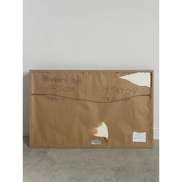 Donna Levinstone Minimalist Pastel Paintings in Blue Tones, Set of 3 For Sale - Image 13 of 14