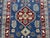 2000 - 2009 Blue Kazak Style Tribal Runner Rug - 2'9" X 10'3" For Sale - Image 5 of 11