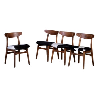 CH30 Dining Chairs by Hans J. Wegner for Carl Hansen & Son, 1952, Set of 4 For Sale