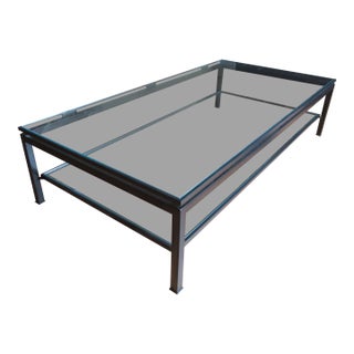 Large Restoration Hardware Marceau Coffee Table For Sale