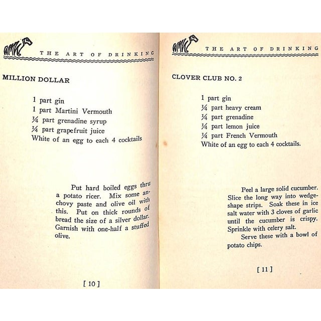 "The Art of Drinking: Or What to Make With What You Have" 1930 Mason, Dexter [Compiled By] For Sale In New York - Image 6 of 8