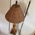 1970s Artist Signed Mid-Century Modern Hand-Turned Marquetry Wood Lamp For Sale - Image 10 of 12