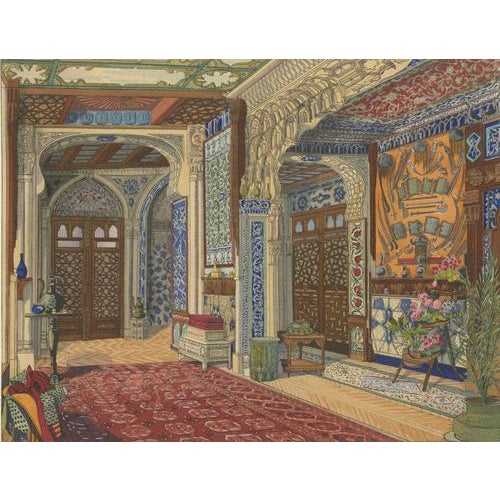 After Henry dAllemagne, The Oriental Gallery: Ottoman Splendour and Islamic Ornament, 1900, Print For Sale - Image 4 of 10