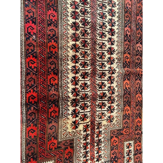 Turkmen Baluch Rug, 1930s For Sale - Image 17 of 18