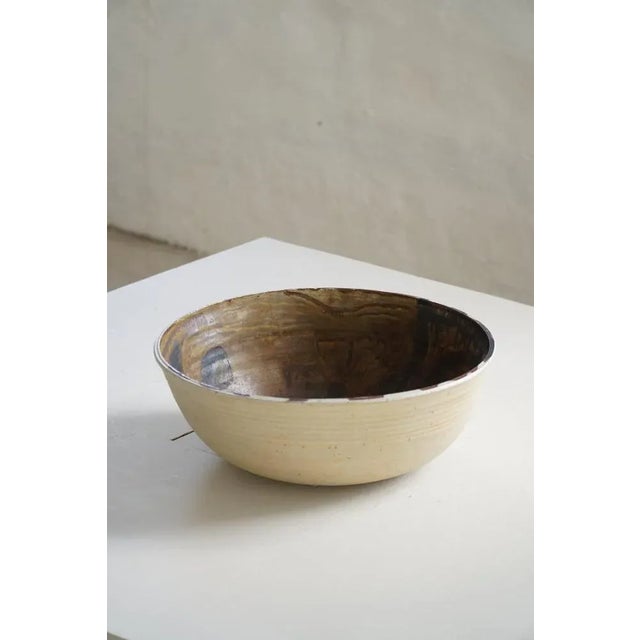 Large Mid-Century Modern Ceramic Bowl attributed to Nils Kähler, Denmark, 1979 For Sale - Image 13 of 15