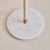 White 1953 Italian Brass + Opaline Glass Floor Lamp by Angelo Lelii for Arredoluce For Sale - Image 8 of 13
