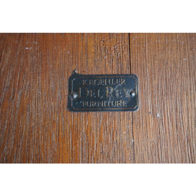 Brown Early 20th Century Kroehler Del Rey Multipurpose Table, With End of the Trail Carving For Sale - Image 8 of 8