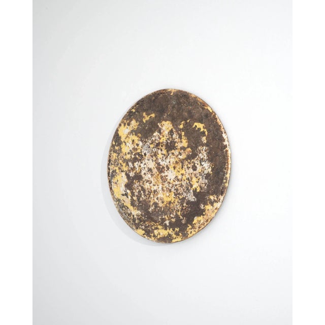 Vintage French Patinated Metal Wall Decoration For Sale - Image 4 of 9