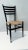 Set of Six Italian Gio Ponti Style Black Wood Ladder Back Dining Chairs With Danish Cord Woven Seats For Sale In New York - Image 6 of 9