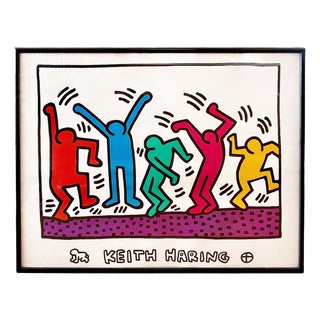 Keith Haring, The Dance for Nouvelles Images, 1991, Original Lithograph For Sale