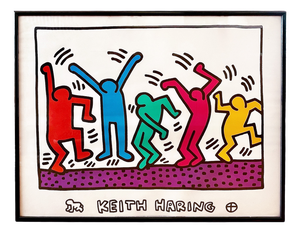 Keith Haring, The Dance for Nouvelles Images, 1991, Original Lithograph