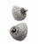 Vintage Italian Stone Coat Hook Knobs, 1970s, Set of 2 For Sale - Image 6 of 11