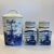 Delft Vintage German Inge & Dutch Delft Blue and White Ceramic Canister Set, 3 Pieces For Sale - Image 4 of 12