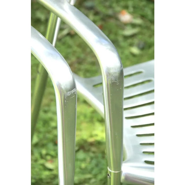 1980s Vintage Spanish Metal Chair by Jorge Pensi for Amat 3, 1980s For Sale - Image 5 of 13