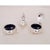 A fine english three-piece sterling silver cruet set by the celebrated london silversmiths edward barnard & sons ltd,...