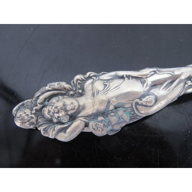 Antique Sterling Silver Reed & Barton Love Disarmed Fish Slice Server