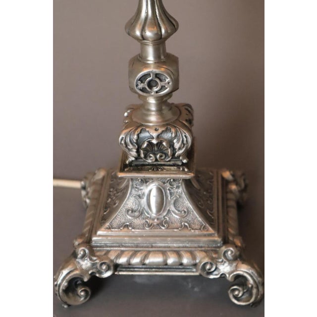 Romantic Baroque Table Lamp 1960s For Sale - Image 10 of 14