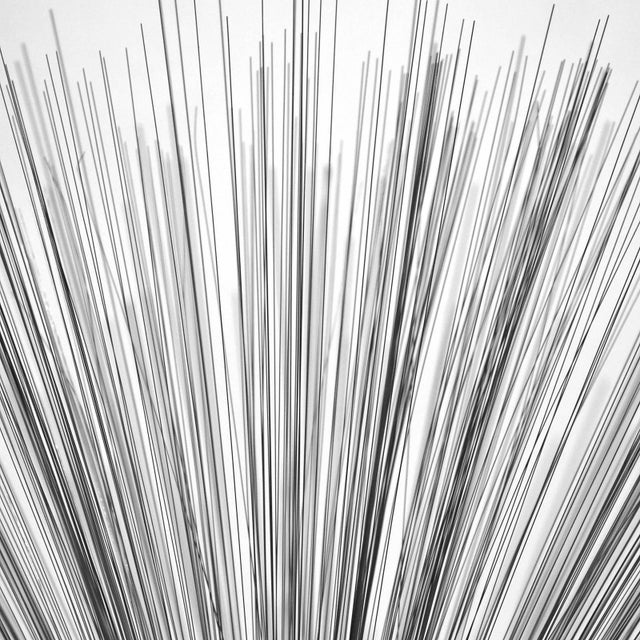 Metal Dave Grossman Wire Spray Sculpture in the Manner of Bertoia For Sale - Image 7 of 10