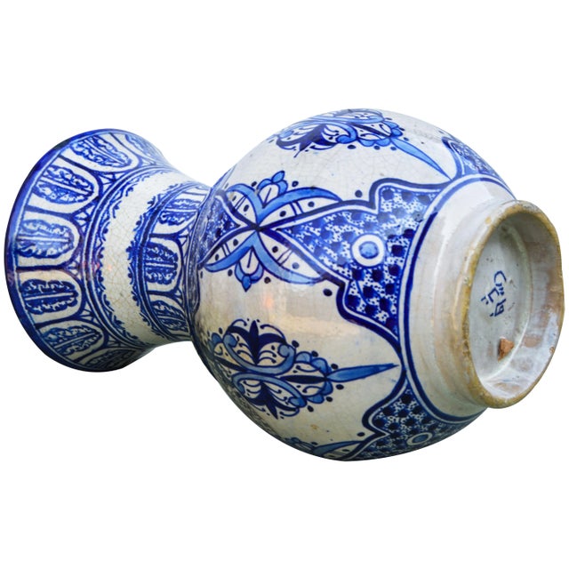 Moorish Ceramic Vase For Sale - Image 9 of 11