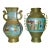 Japanese Bronze and Enamel Vases With Egyptian Motif - A Pair of 2 For Sale