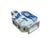 Chinese Blue White Porcelain Hexagonal Figural Graphic Art Vase For Sale - Image 13 of 15
