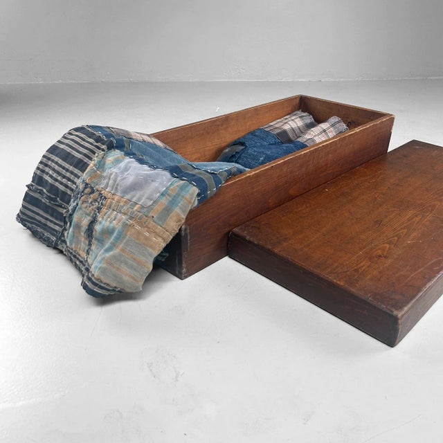 Japanese Wooden Storage Box, 1930s For Sale - Image 10 of 15