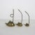1970s Mid Century Brass Set of 3 Mice Note Holders Vintage For Sale - Image 5 of 9