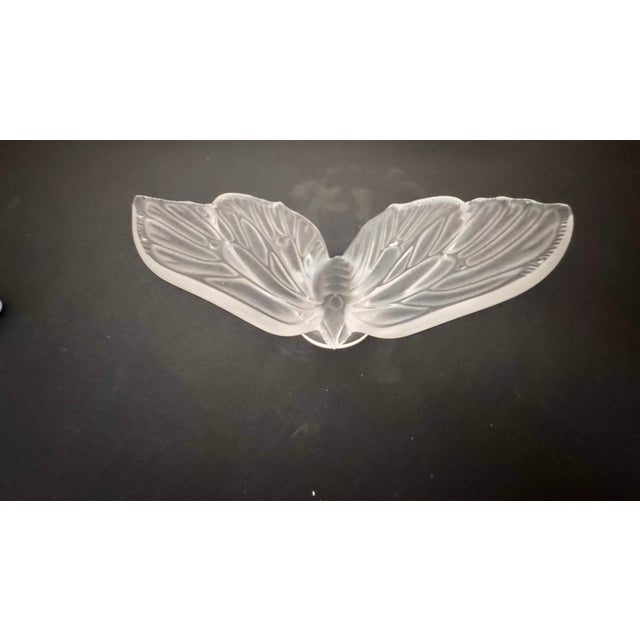 1980s Lalique Frosted Crystal Bird Figurine For Sale In Atlanta - Image 6 of 9