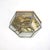 Hexagonal Brass and Beveled Glass Sconce or Ceiling Lamp from Fontana Arte, Italy, 1950s For Sale - Image 4 of 16
