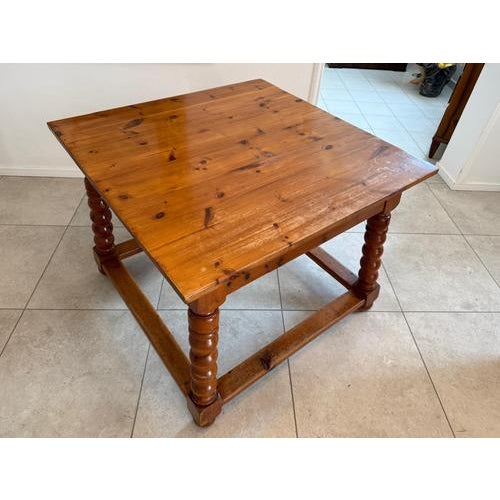 Swiss Pine Farmhouse Dining Table For Sale - Image 10 of 11