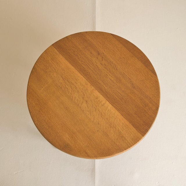 1950s Belgian Oak + Wrought Iron Coffee Table, 1950s For Sale - Image 5 of 11