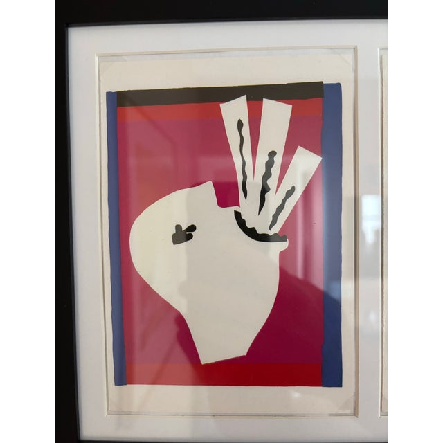 Henri Matisse Matisse Postcards Prints Framed Matted Signed in Plate For Sale - Image 4 of 7